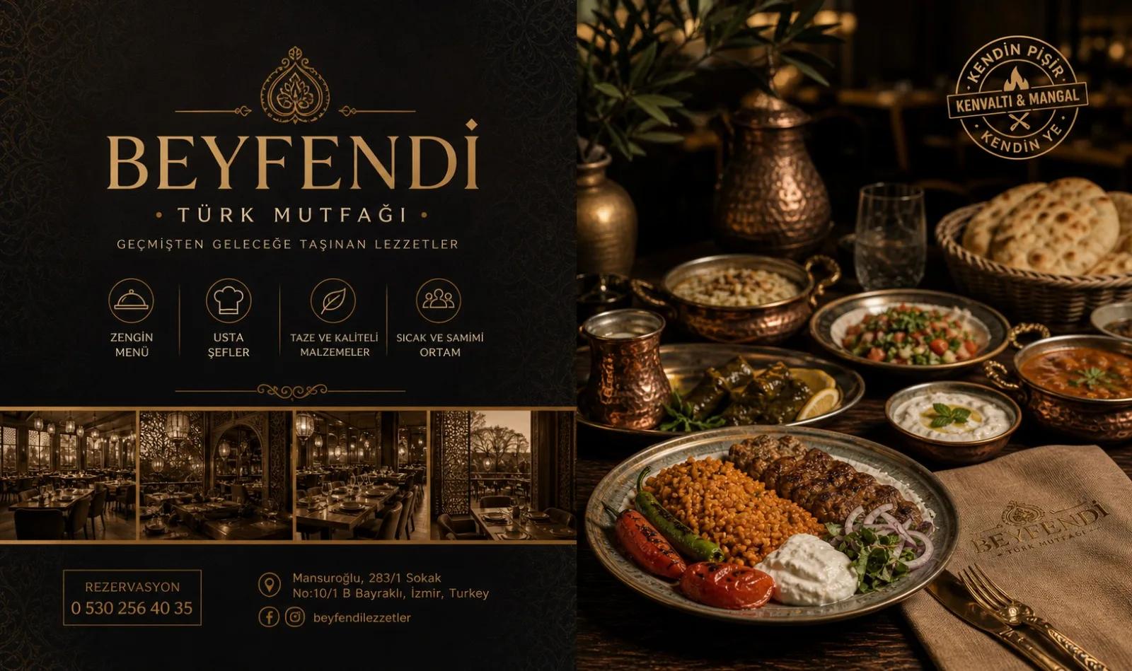 Beyfendi Türk Mutfağı kampanya görseli