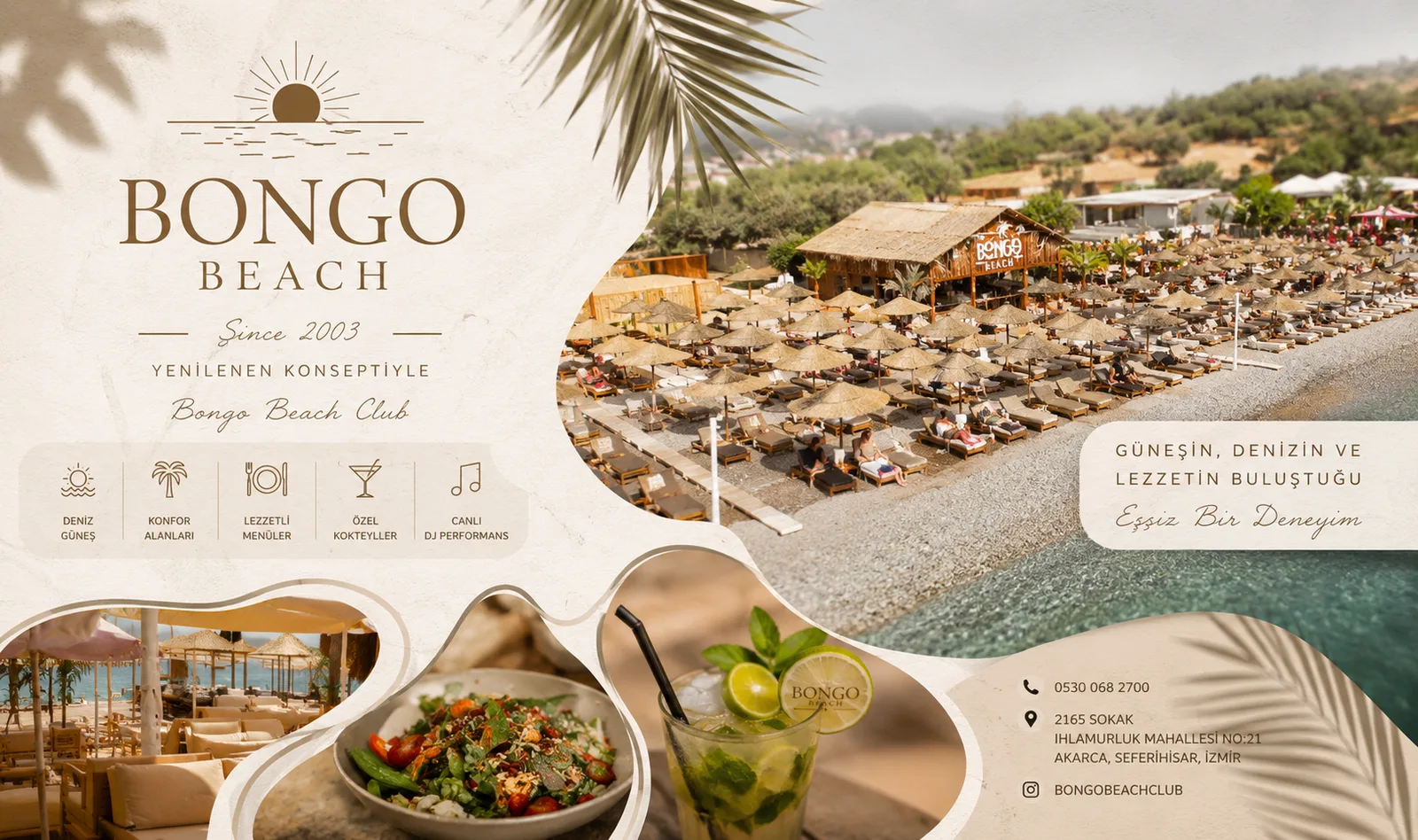 Bongo Beach Club kampanya görseli