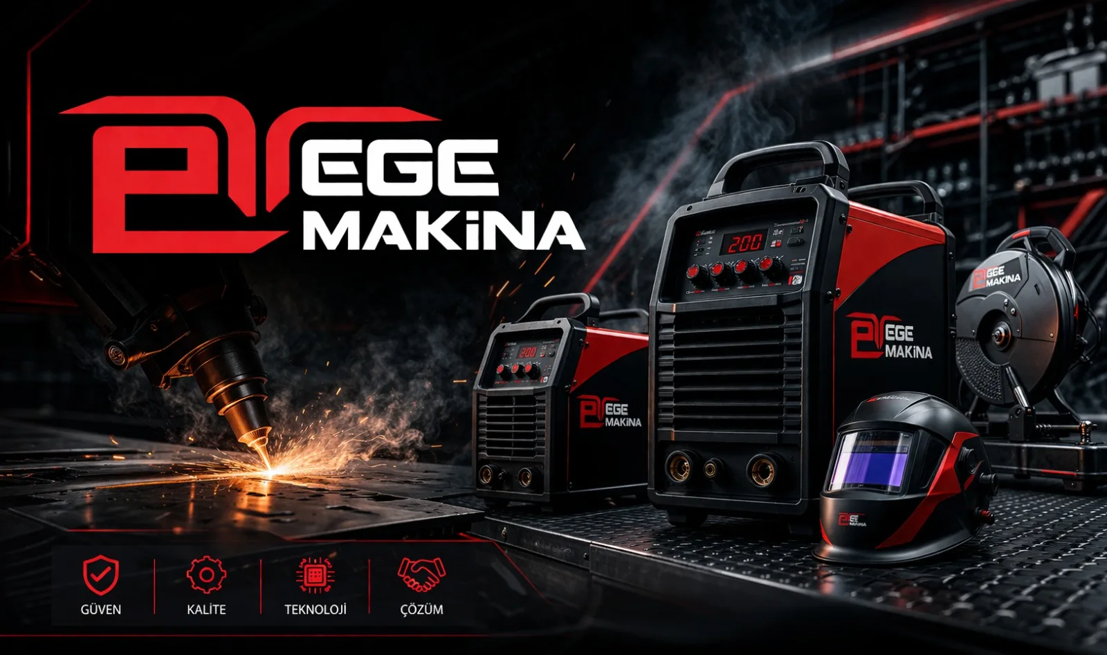 Ege Makina kampanya banner tasarımı