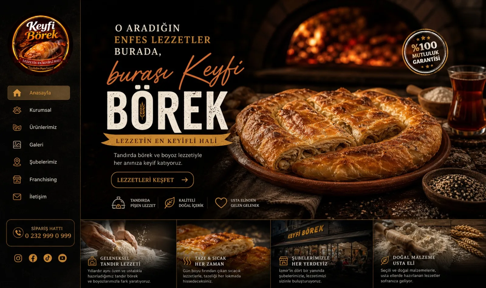 Keyfi Börek kampanya görseli
