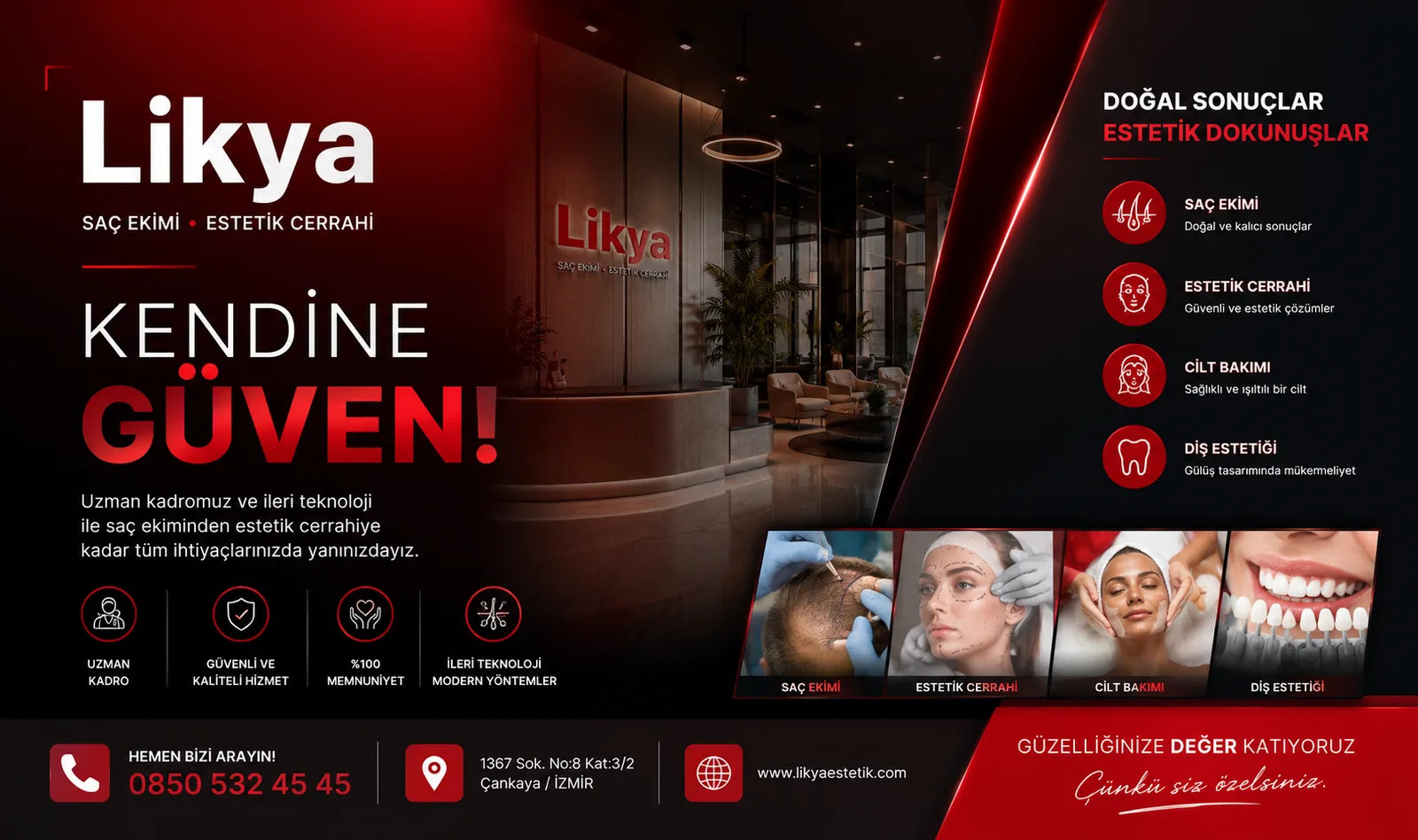 Likya Saç Ekimi kampanya görseli